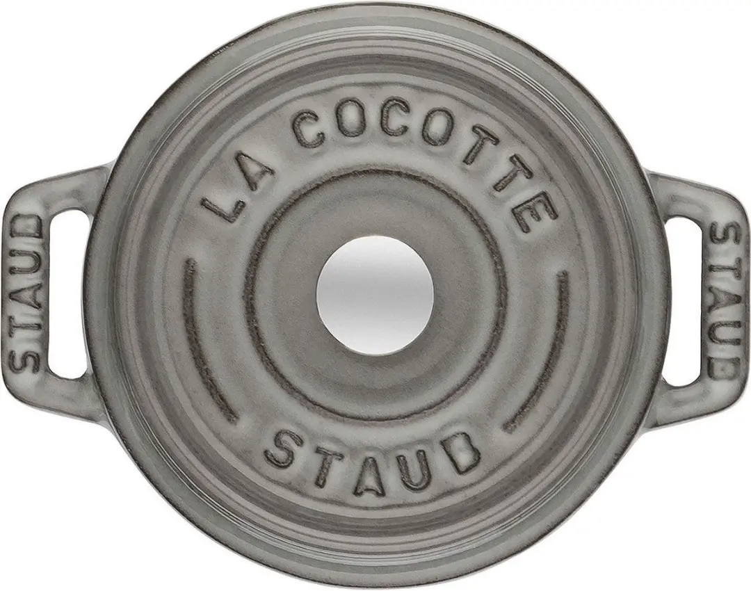 Staub Braadpan Cocotte Grafietgrijs 10cm - afbeelding 2 van 6