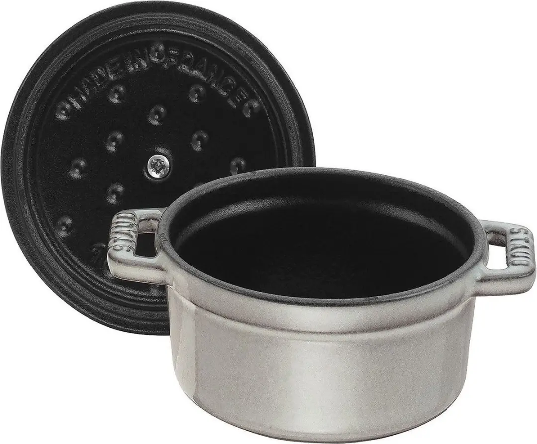 Staub Braadpan Cocotte Grafietgrijs 10cm - afbeelding 3 van 6
