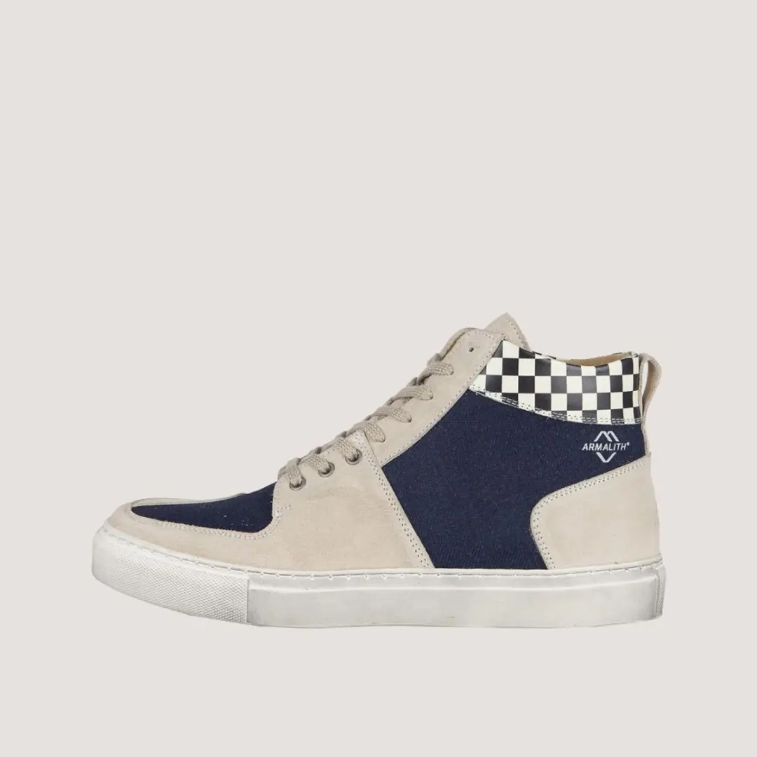 Helstons Grandprix Leren Armalith Frost Blauw Motorschoenen