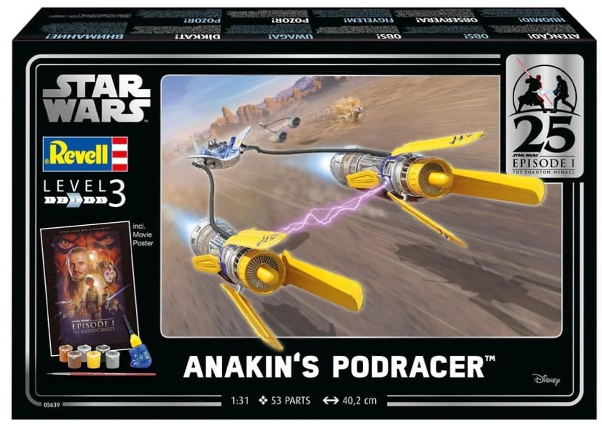 Revell Star Wars Anakin Podracer Modelbouwpakket 1:32 - 53 Onderdelen - Multi