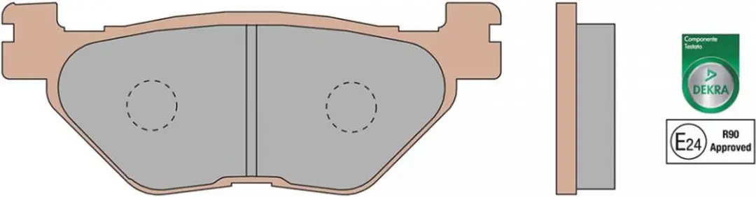 Malossi-remblok voor maxi-scooter Yamaha 560 XP T-Max 2020 tot 2025 achter / 621