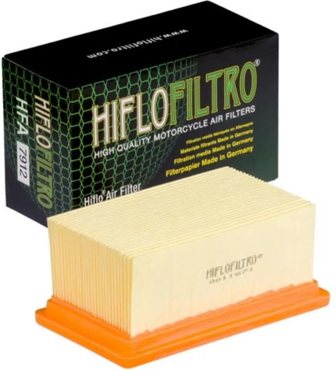 hiflofiltro luchtfilter voor motorfiets bmw 1200 rt 2005 tot 2009 hfa7912 / 1371