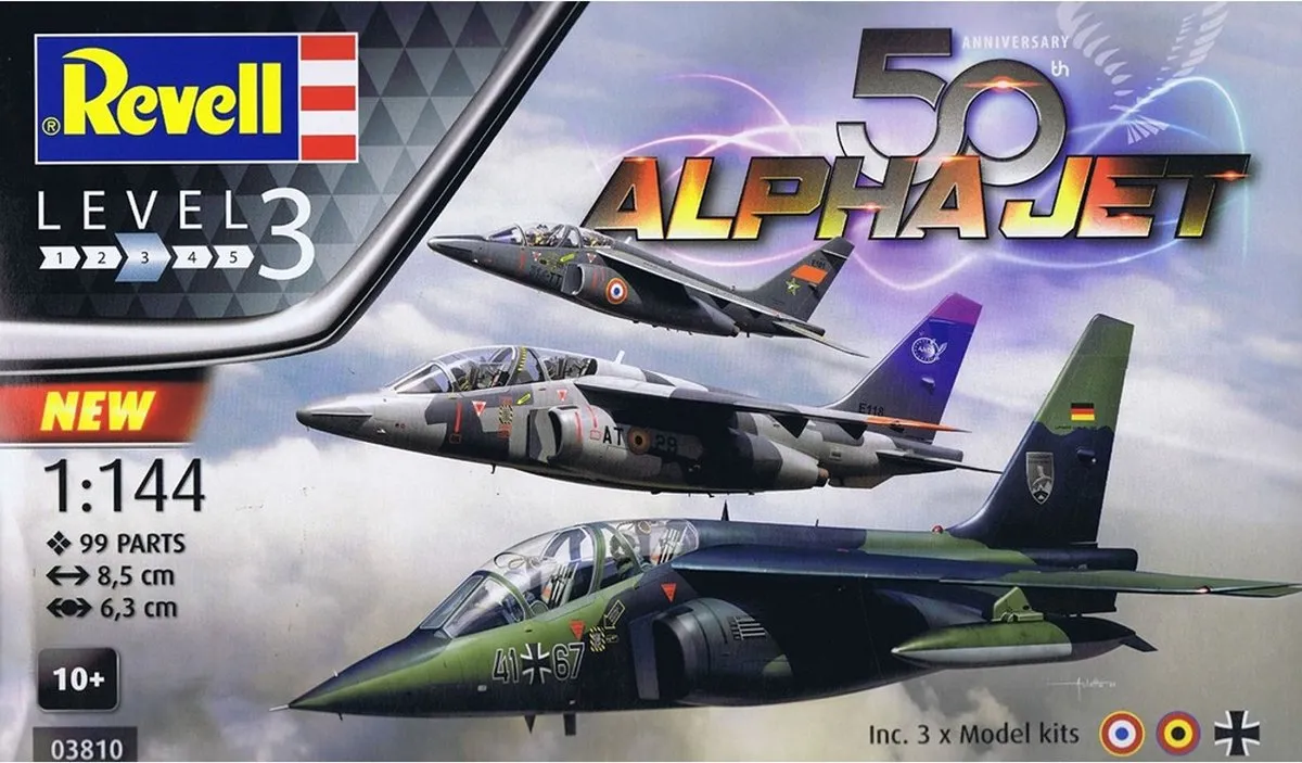 Revell 03810 Militaire Voertuigen Modelbouwpakket - 3 Kits 1:144 - Multi