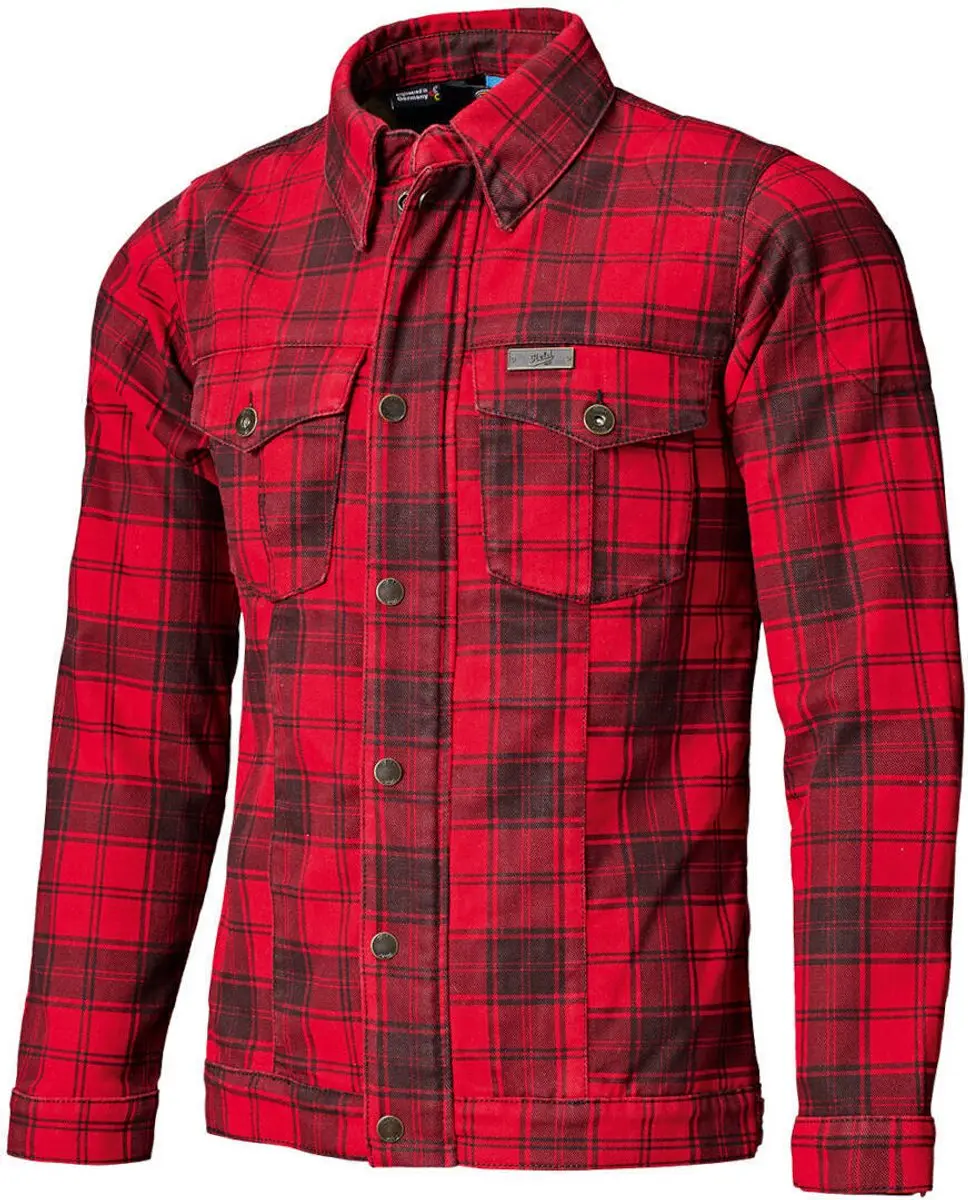 Held Woodland Zwart Rood Motorshirt