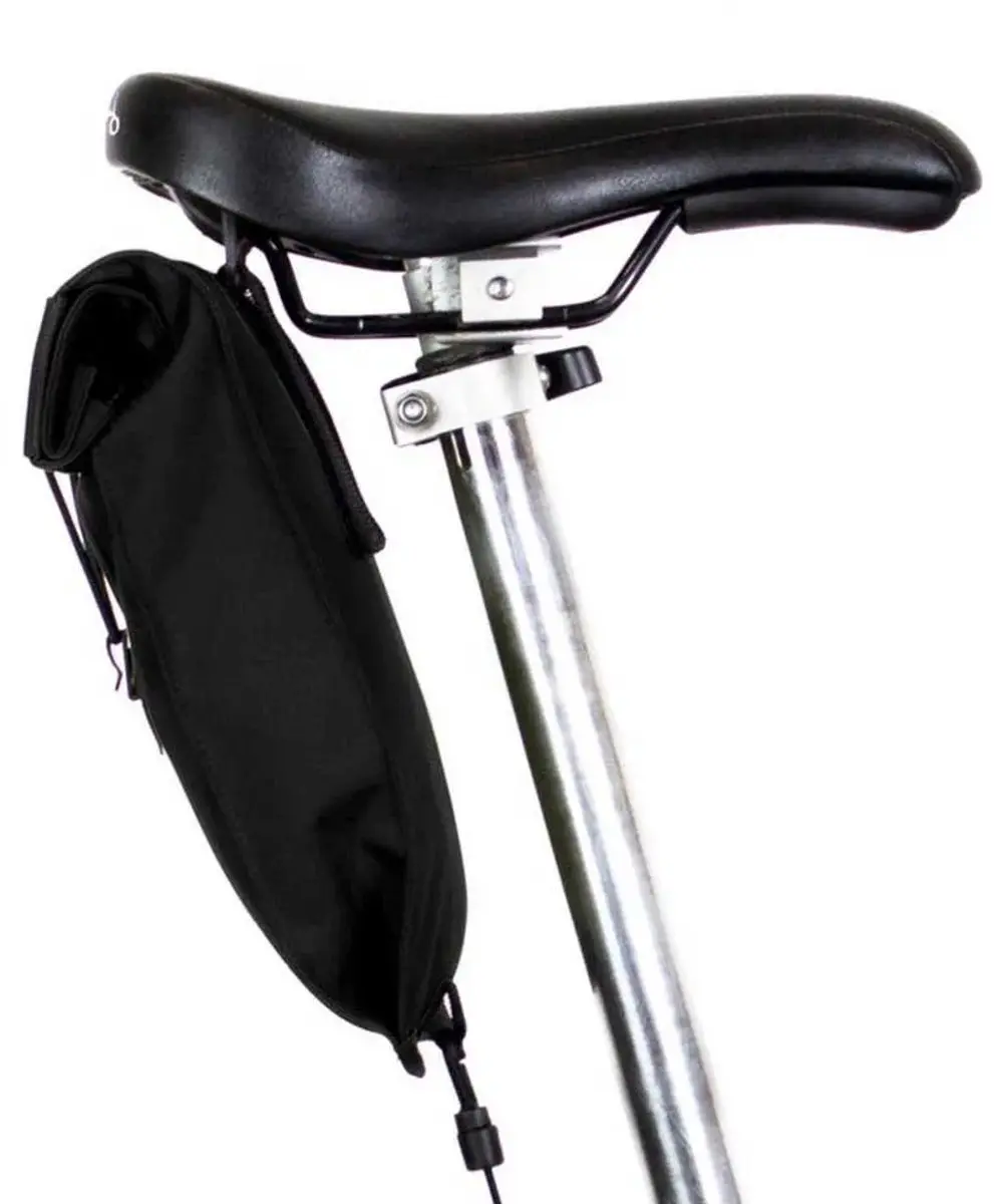 Restrap L City Zadeltas 2L - Zwart