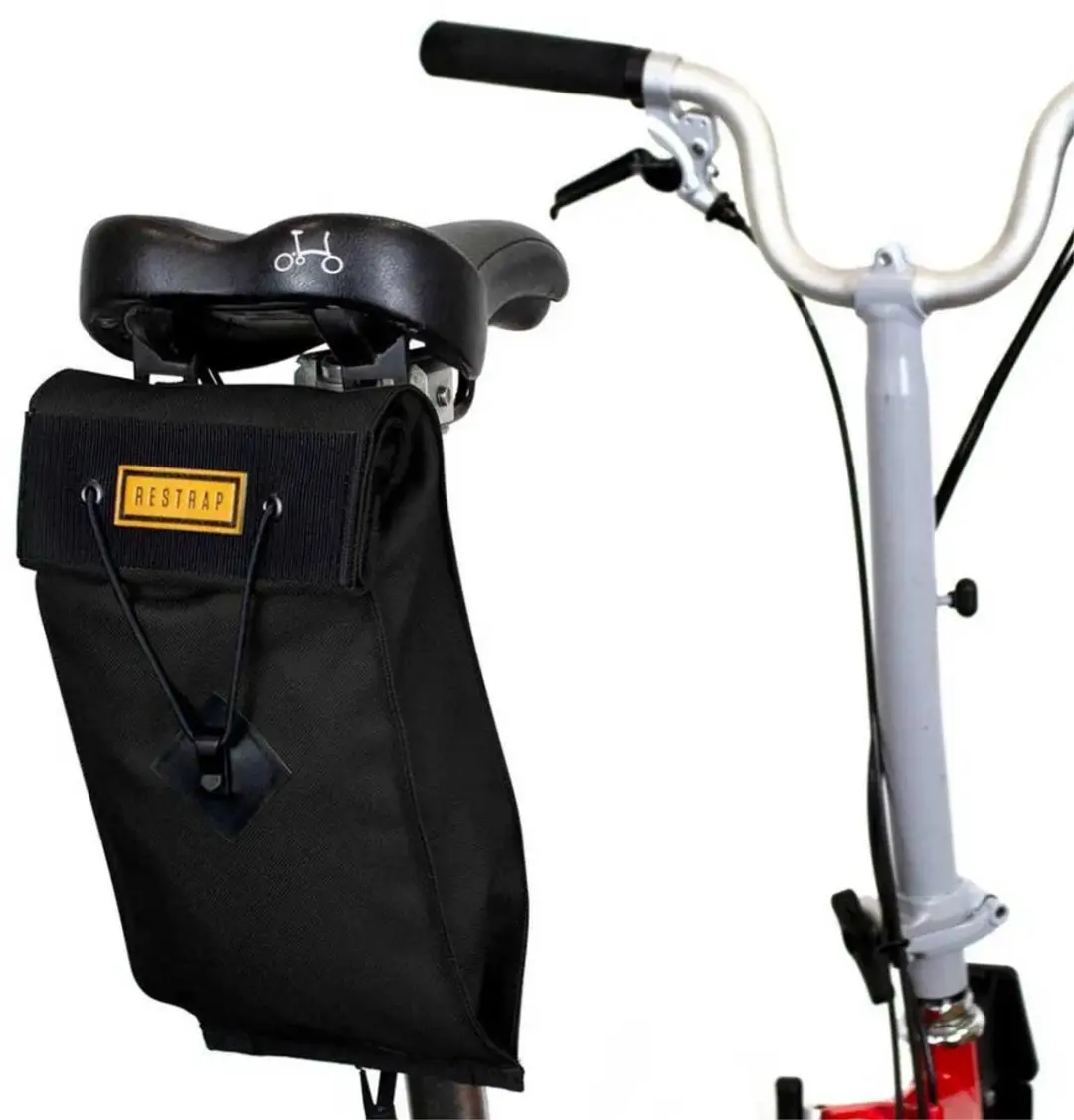 Restrap L City Zadeltas 2L - Zwart