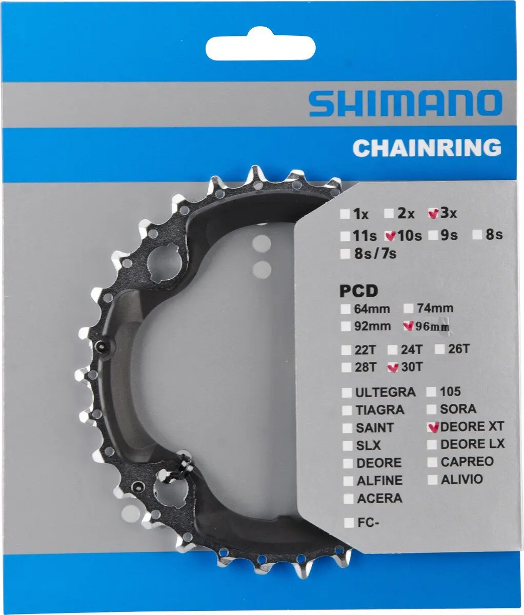 Shimano Deore XT FC-M782/M672 Kettingblad 30T - 10-speed