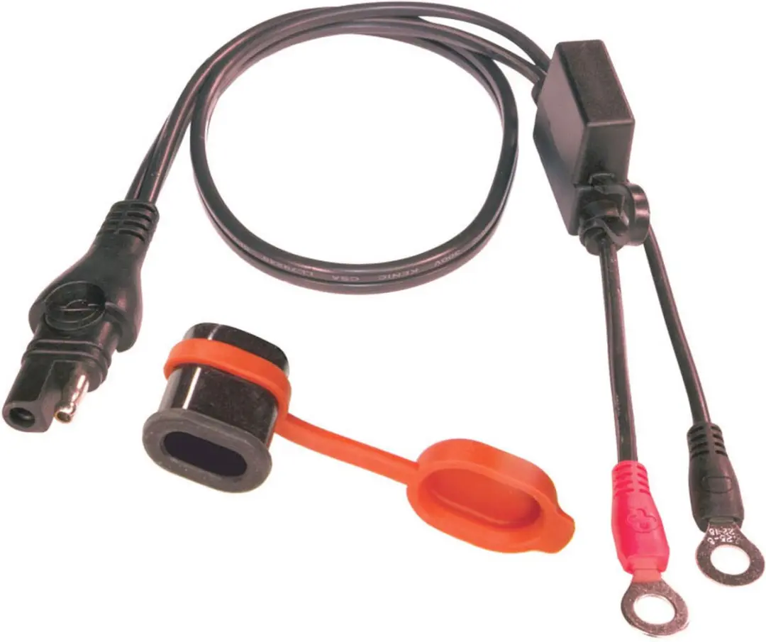 Optimate O-01 Accukabel SAE 15A 50cm - M6/M8 Ringogen