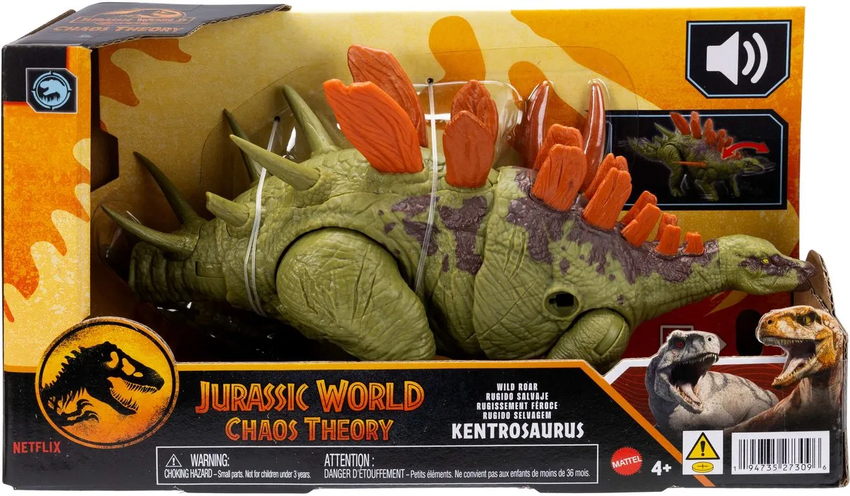 Mattel Jurassic World Wild Roar Kentrosaurus