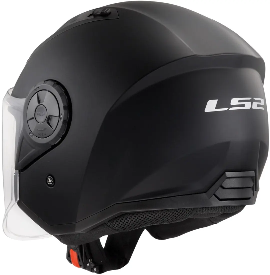 LS2 OF616 Airflow II Solid Mat Zwart Helm - S