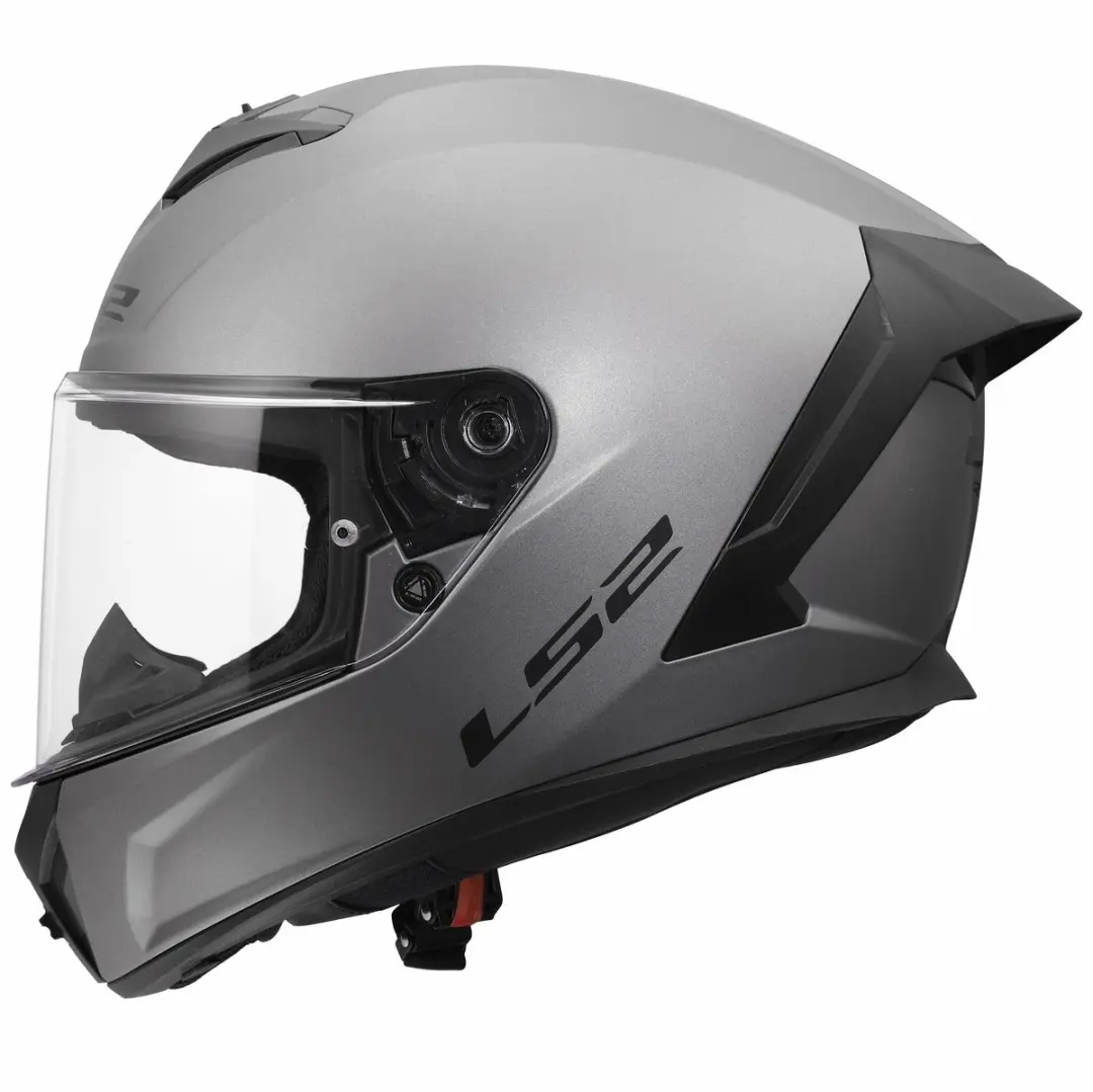 LS2 Helm Rapid III Solid FF820 mat titanium maat XXL
