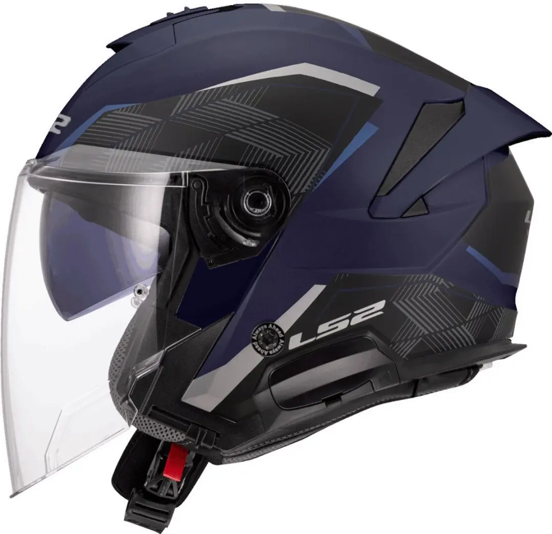 LS2 OF618 Verso II Air Navy Blauw Jethelm