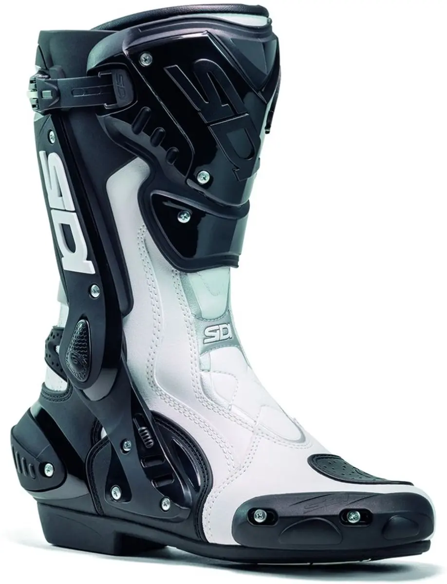 Sidi St Zwart Wit 25 Motorlaarzen