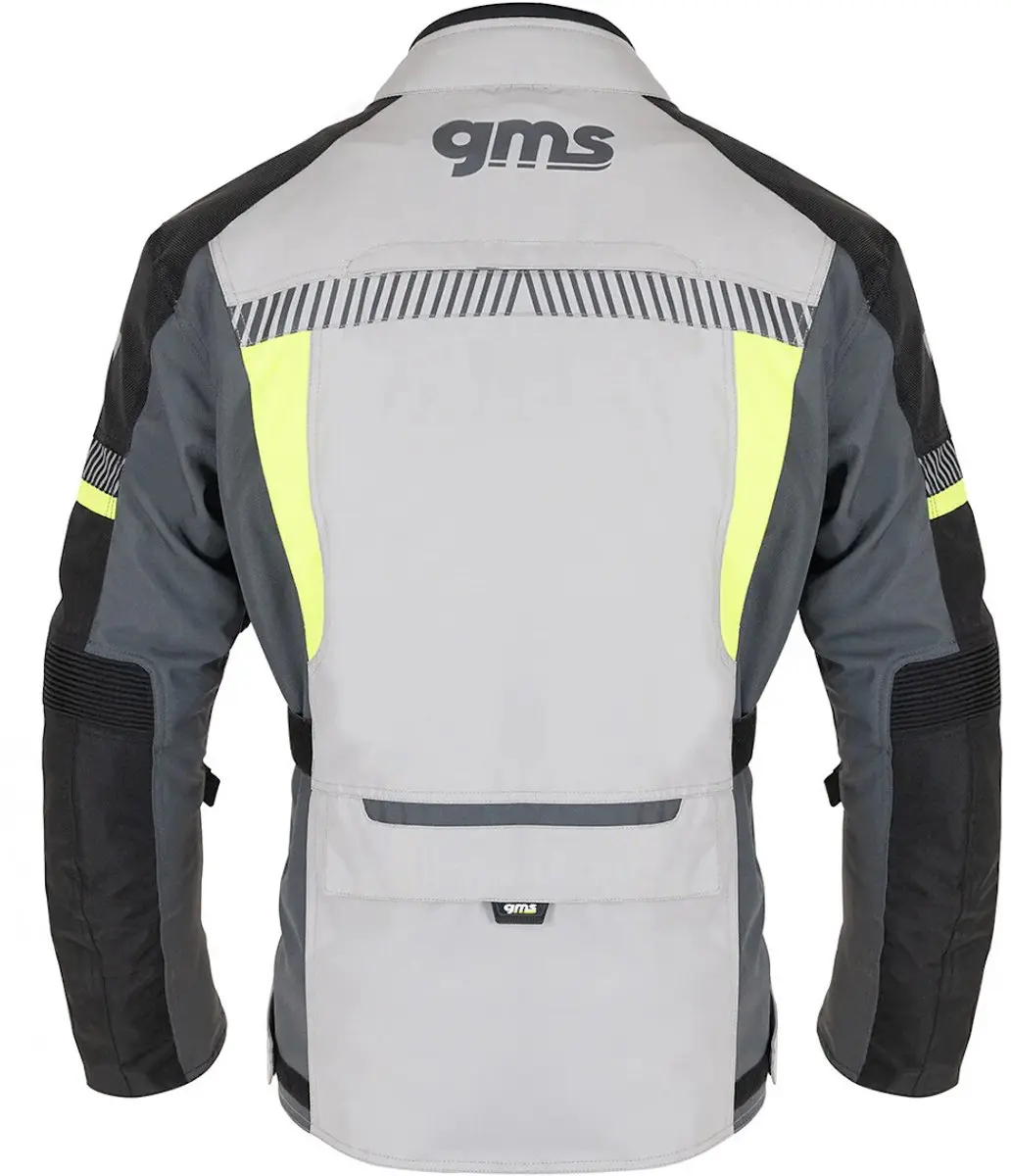 Gms Everest 3in1 Motorjas - Grijs/Fluor Geel