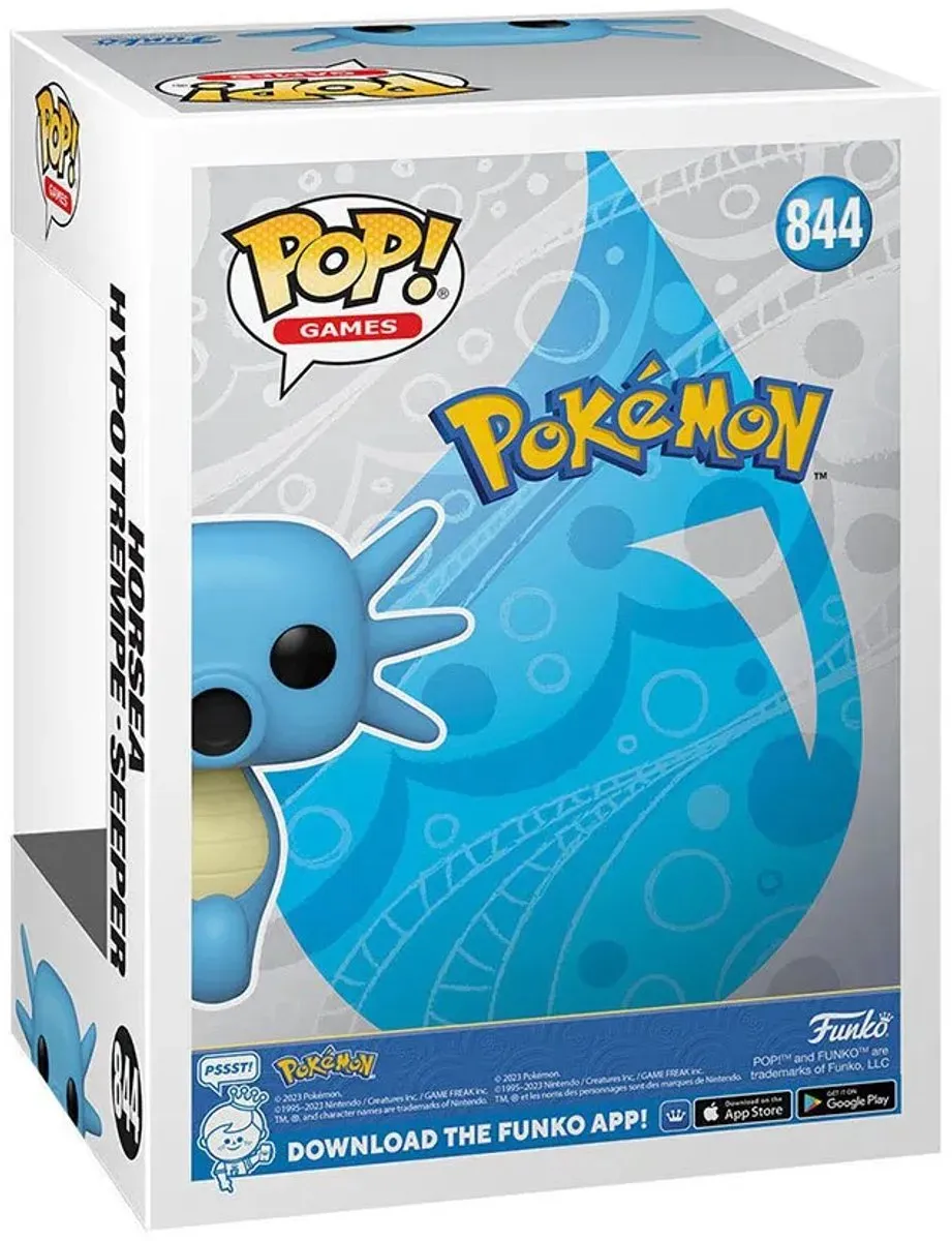 Funko Pop Games Pokémon Horsea #844 - Multi