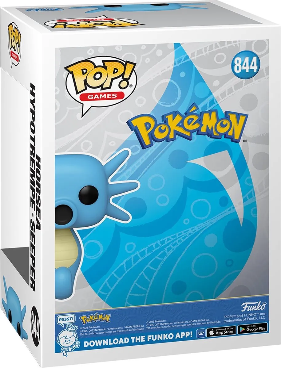 Funko Pop Games Pokémon Horsea #844 - Multi - afbeelding 6 van 6