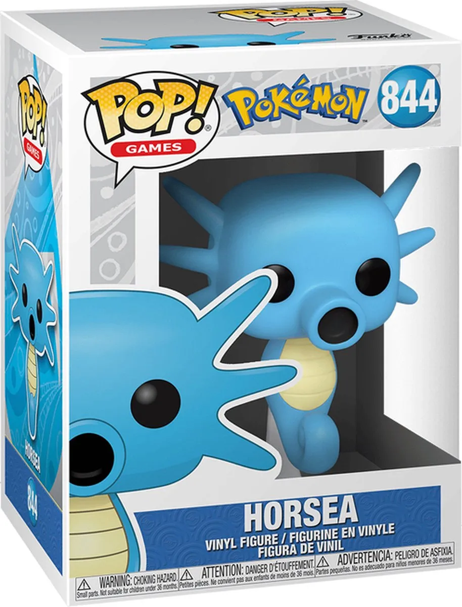 Funko Pop Games Pokémon Horsea #844 - Multi