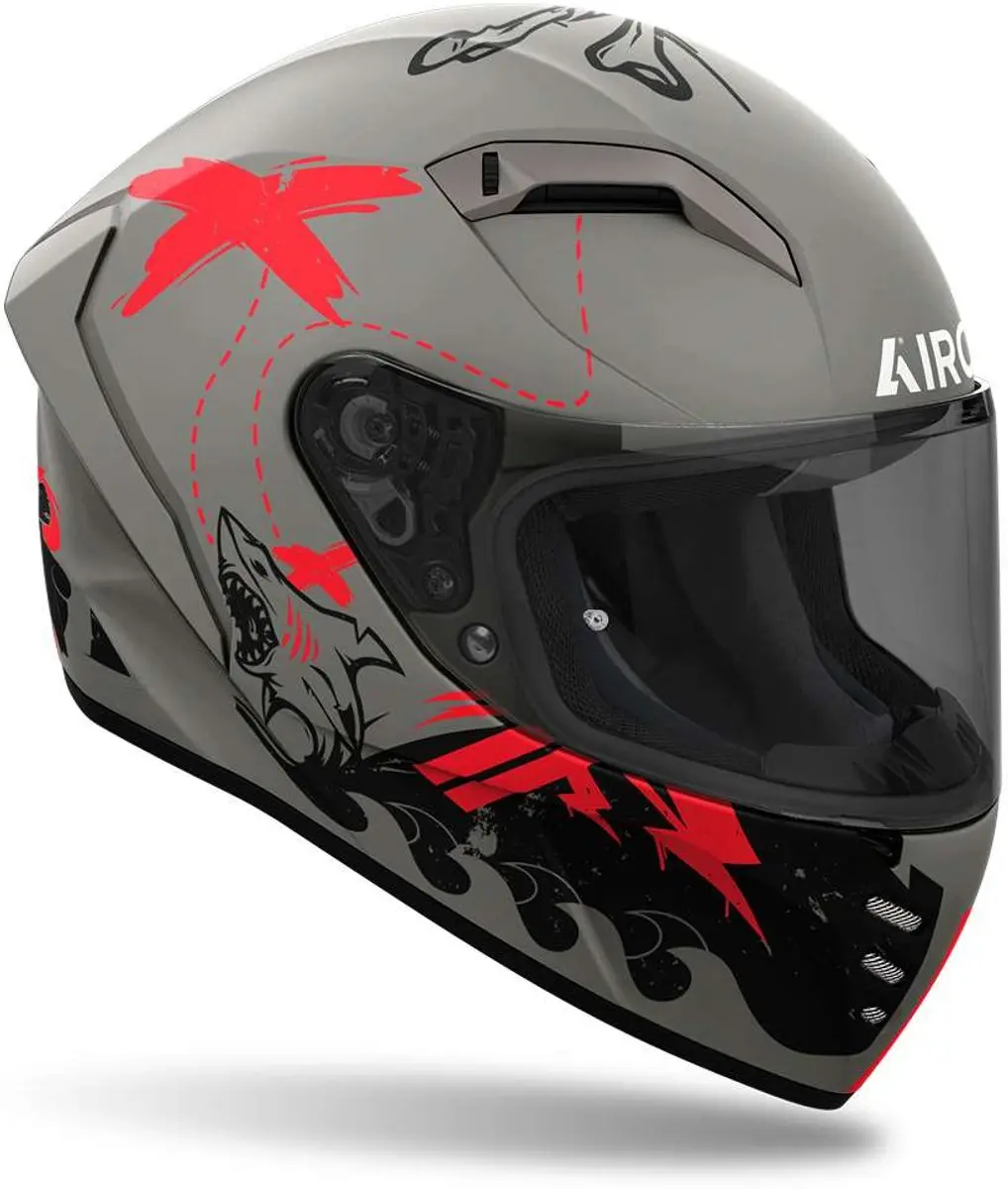 Airoh Connor Desperado Integraalhelm - XL - Oranje Matt