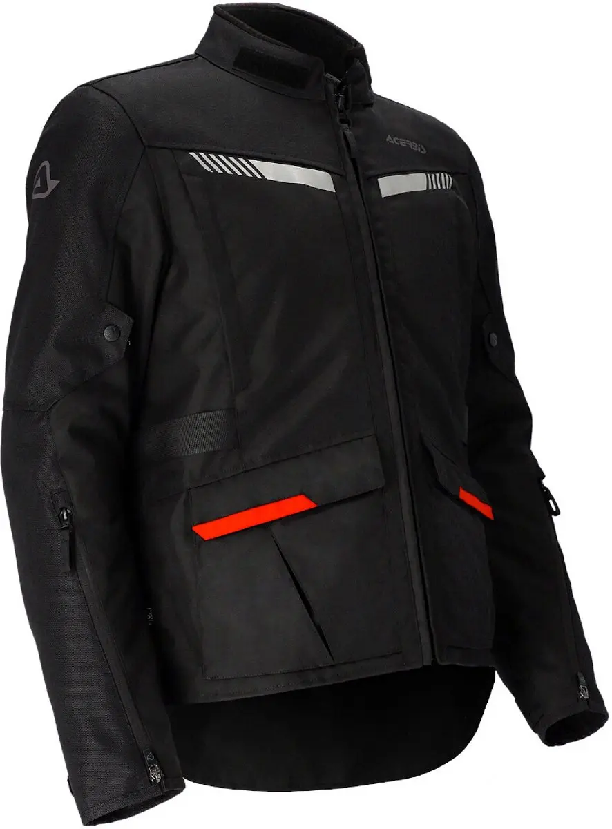 Acerbis X-Trail Dames Zwart Textiele Motorjas