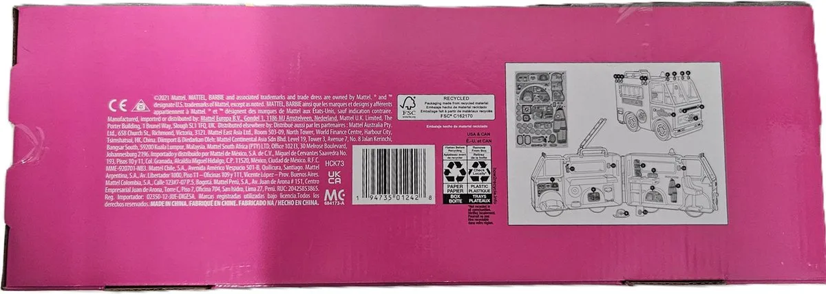 Barbie Chelsea Brandweerwagen HCK73