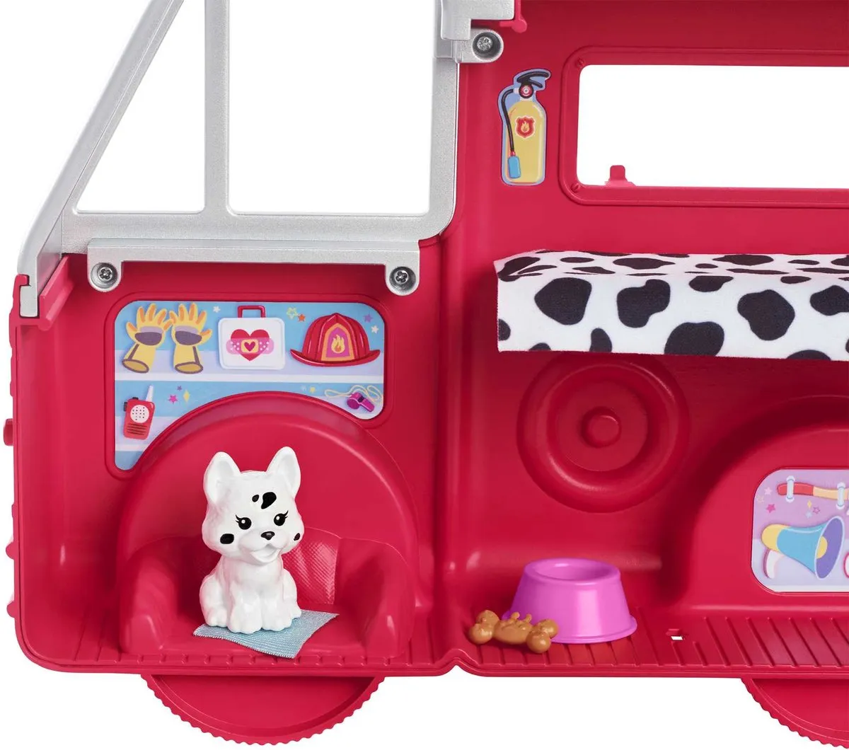 Barbie Chelsea Brandweerwagen HCK73