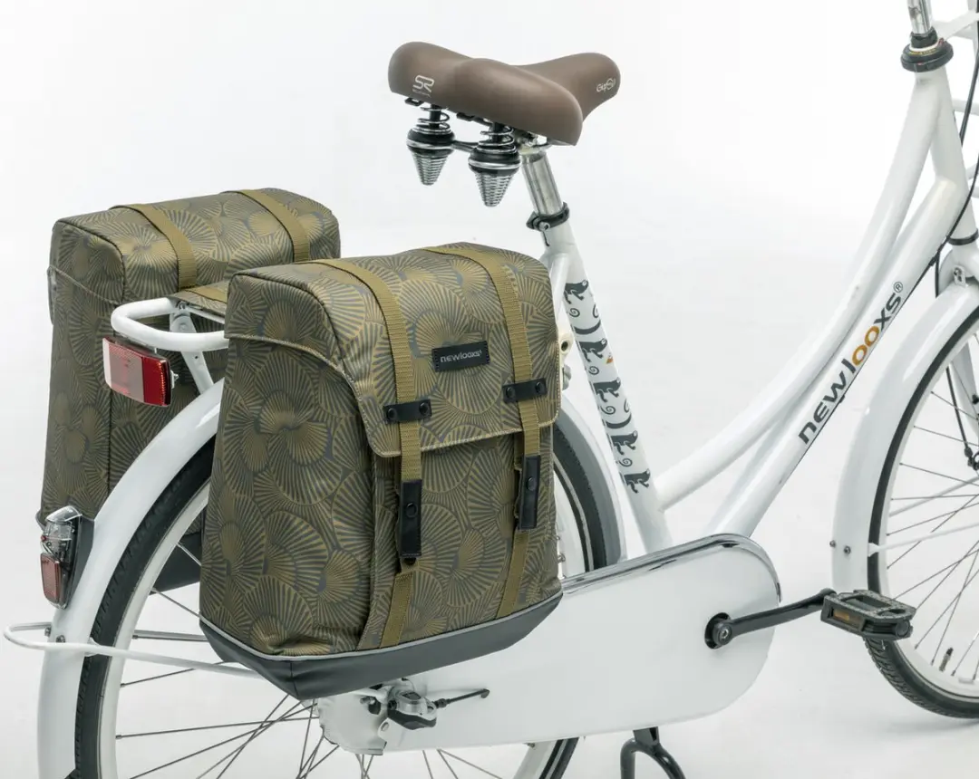 New Looxs Alba Double Selo Dubbele Fietstas 34L - Brons