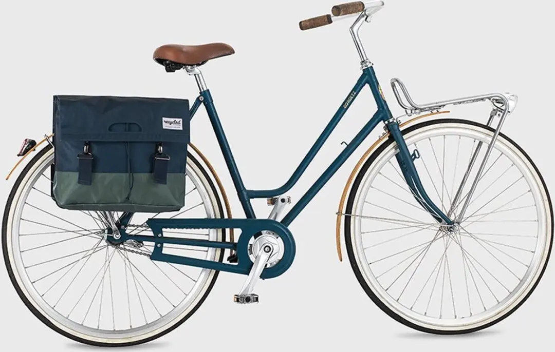URBAN PROOF Dubbele Fietstas Gerecycled PET 40L - Levendig Blauw