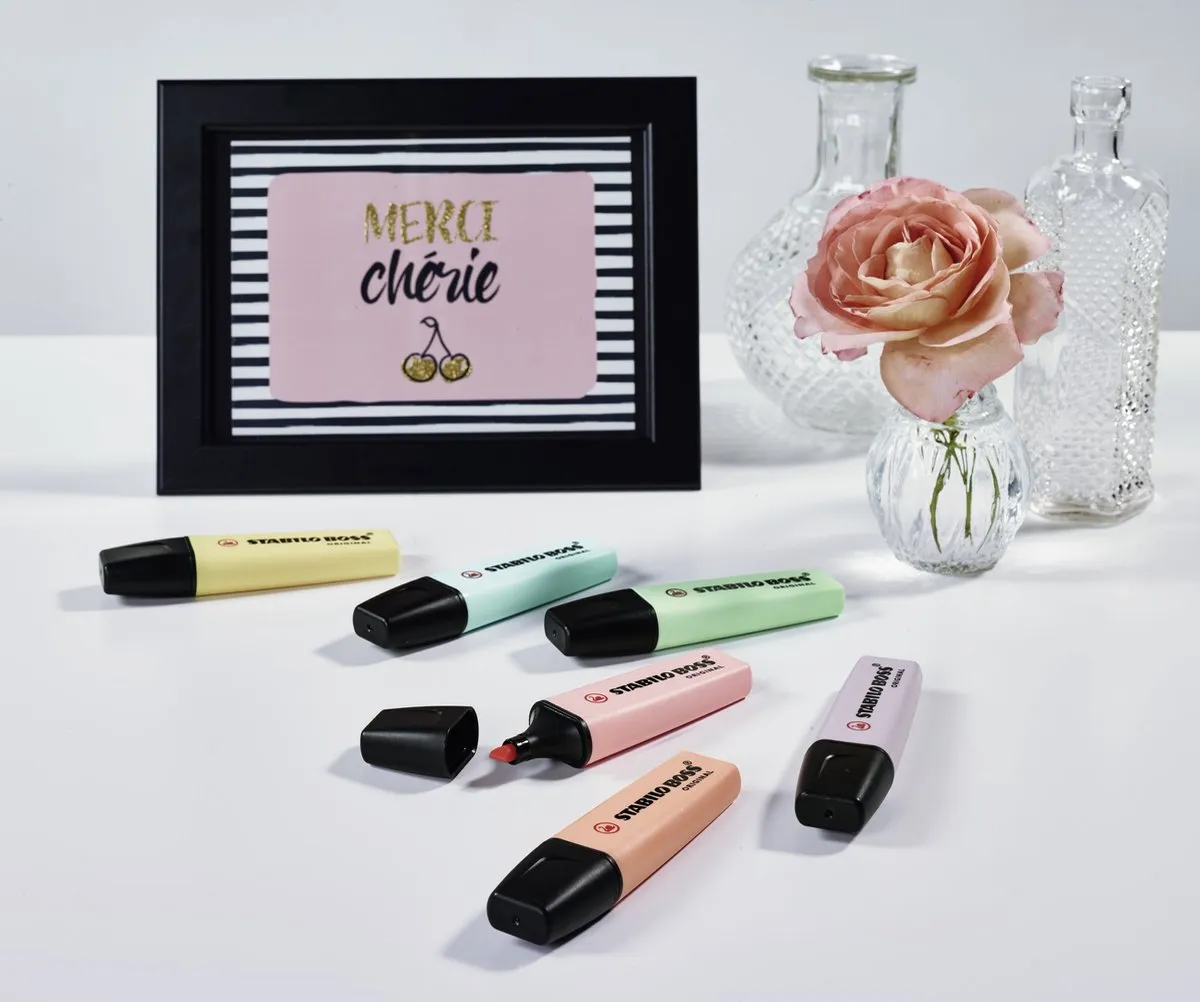STABILO Boss Original Pastel Markerstift - 6 Kleuren