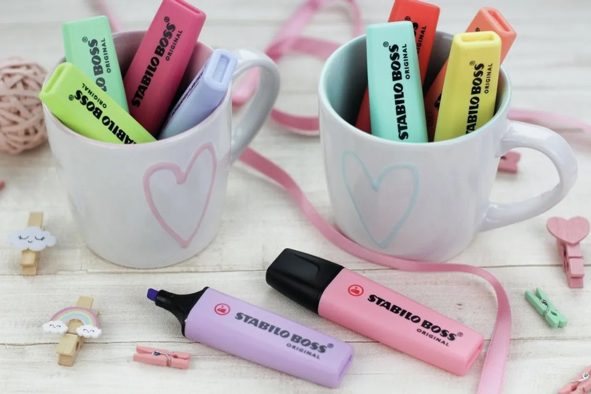 STABILO Boss Original Pastel Markerstift - 6 Kleuren - afbeelding 6 van 6