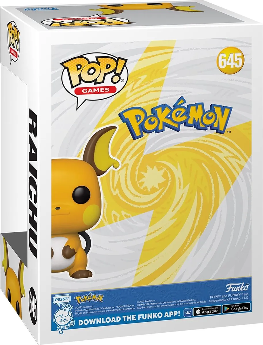 Funko Pop Pokémon Raichu 9,5cm - Multi