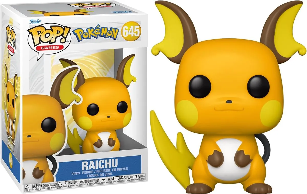 Funko Pop Pokémon Raichu 9,5cm - Multi - afbeelding 6 van 6