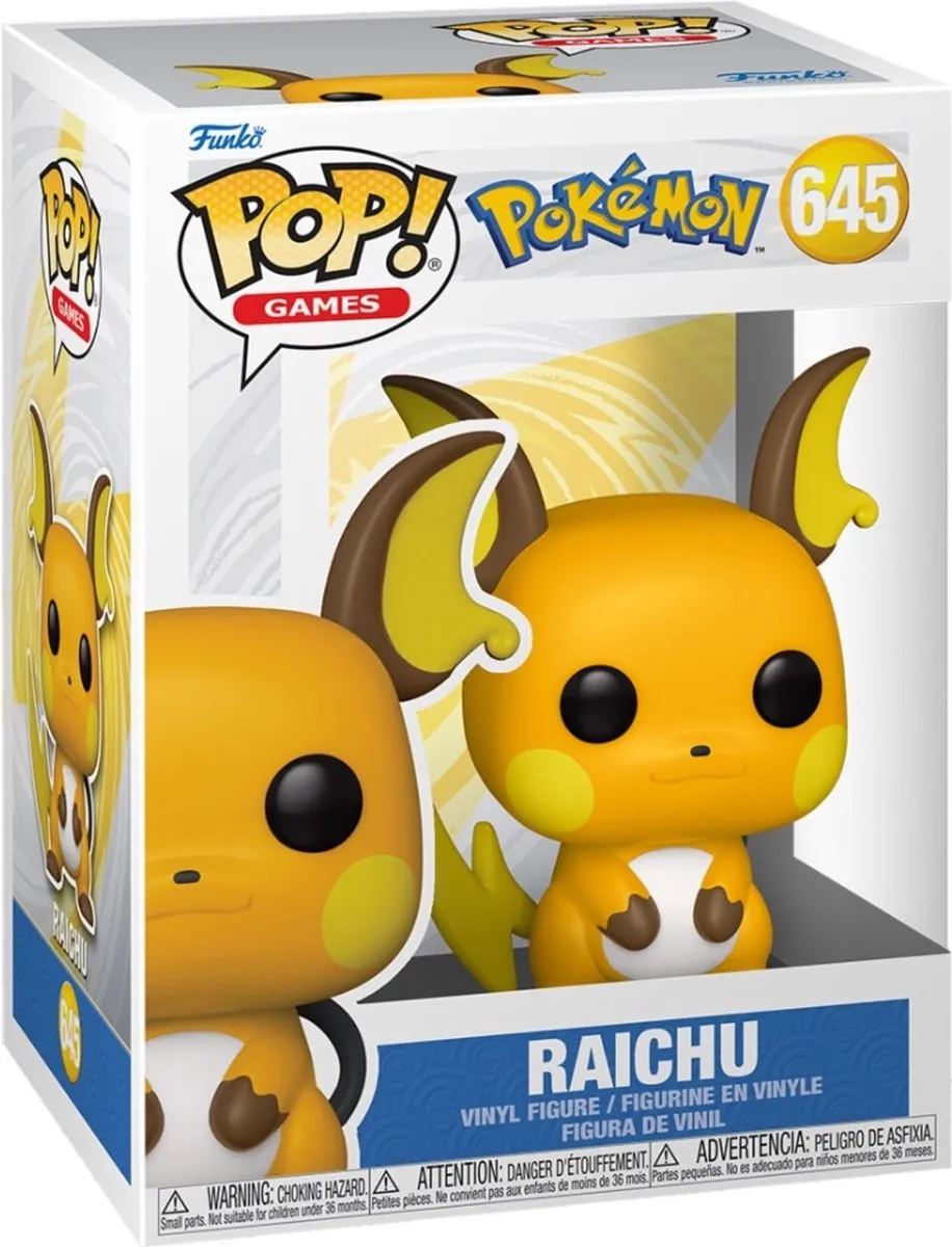 Funko Pop Pokémon Raichu 9,5cm