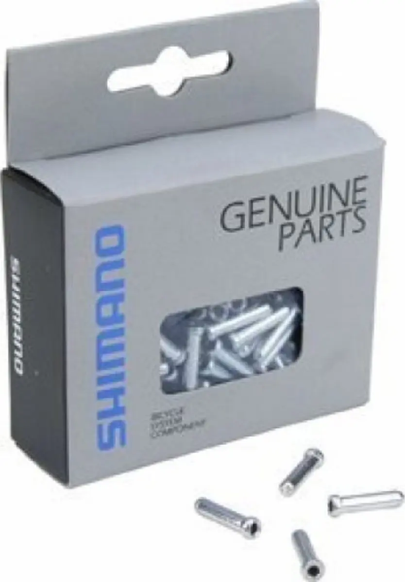 Shimano Rem Binnenkabel Kabelhoedjes 1,6mm - 100 Stuks - Zilver - afbeelding 6 van 6