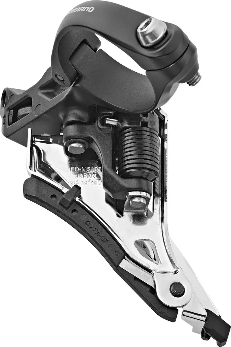 Shimano Deore XT M8100 Voorderailleur 2x12 Speed - Zilver