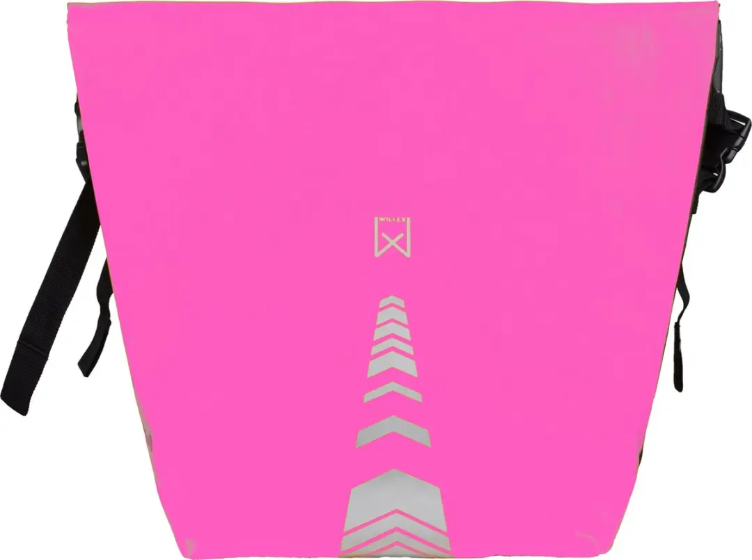 Willex Dubbele Fietstas - 34L - Roze