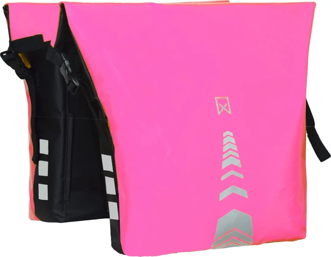 Willex Dubbele Fietstas - 34L - Roze - afbeelding 6 van 6