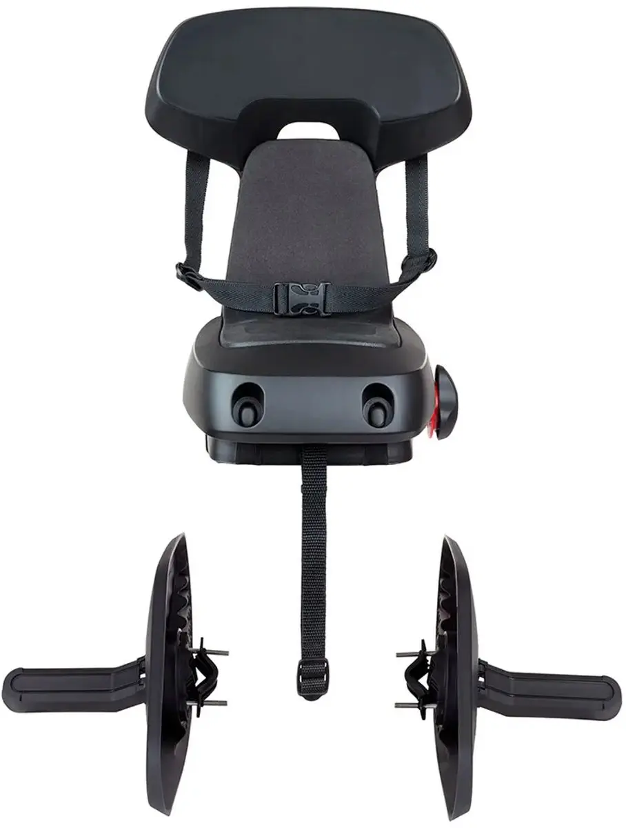 Polisport Guppy Junior Achterzitje - Zwart
