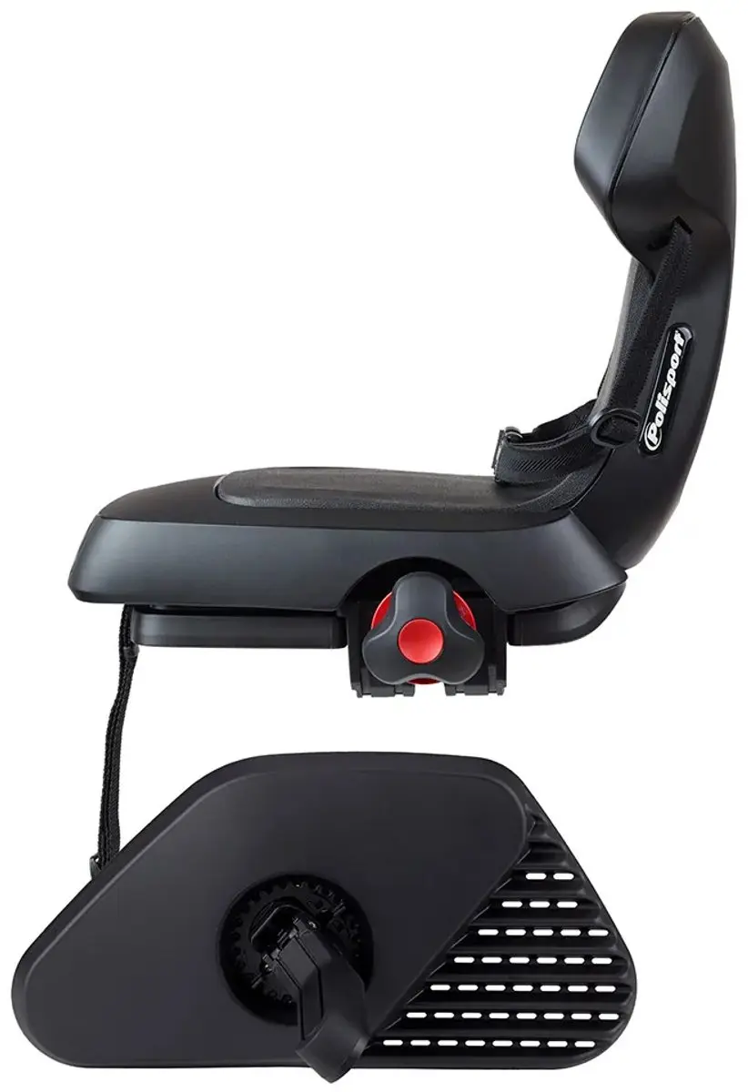 Polisport Guppy Junior Achterzitje - Zwart
