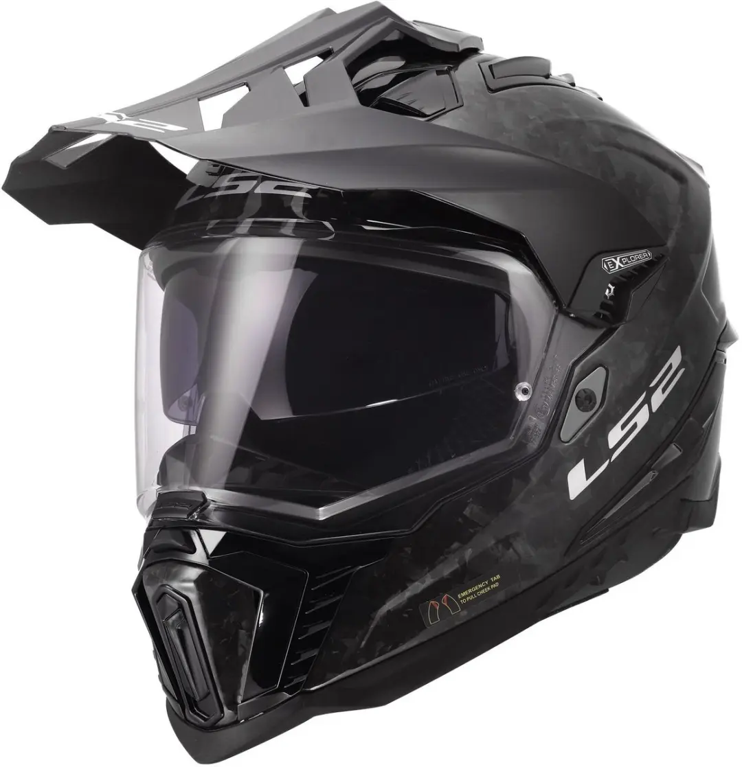 LS2 MX701 Explorer Carbon Forged Endurohelm