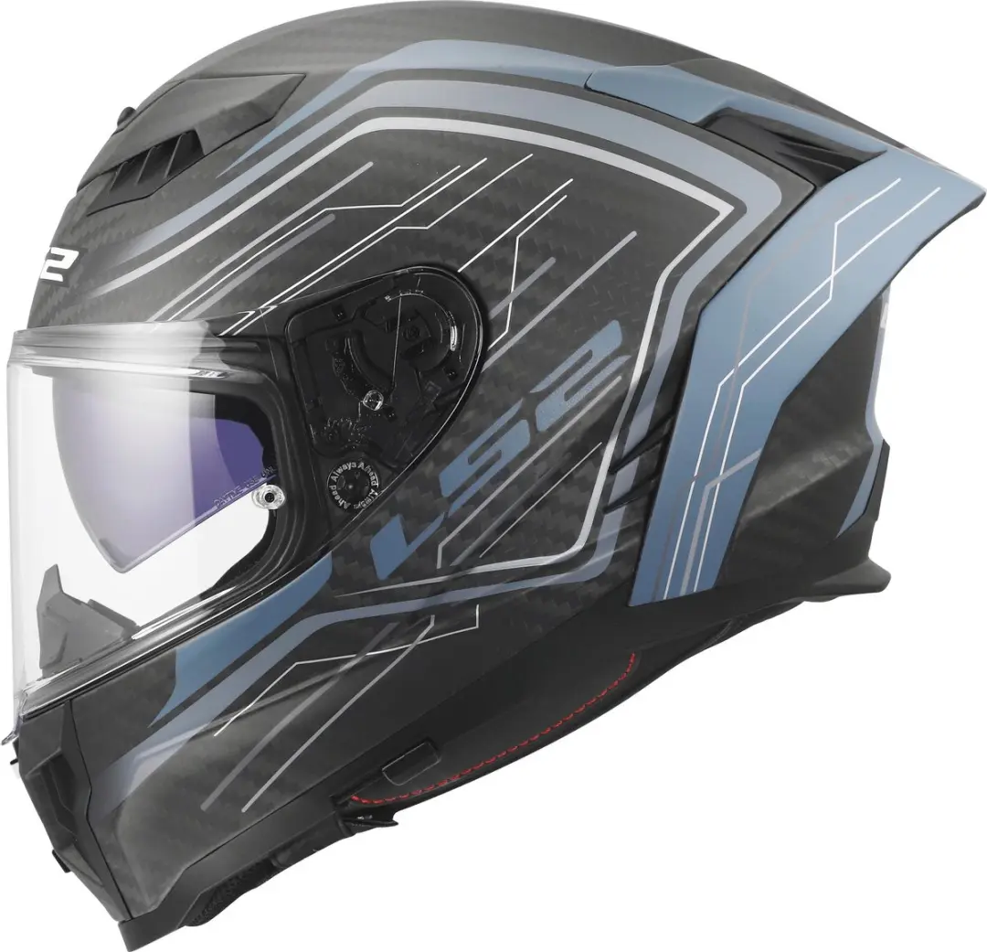 LS2 FF807 Dragon Subic Helm - XL - Blauw