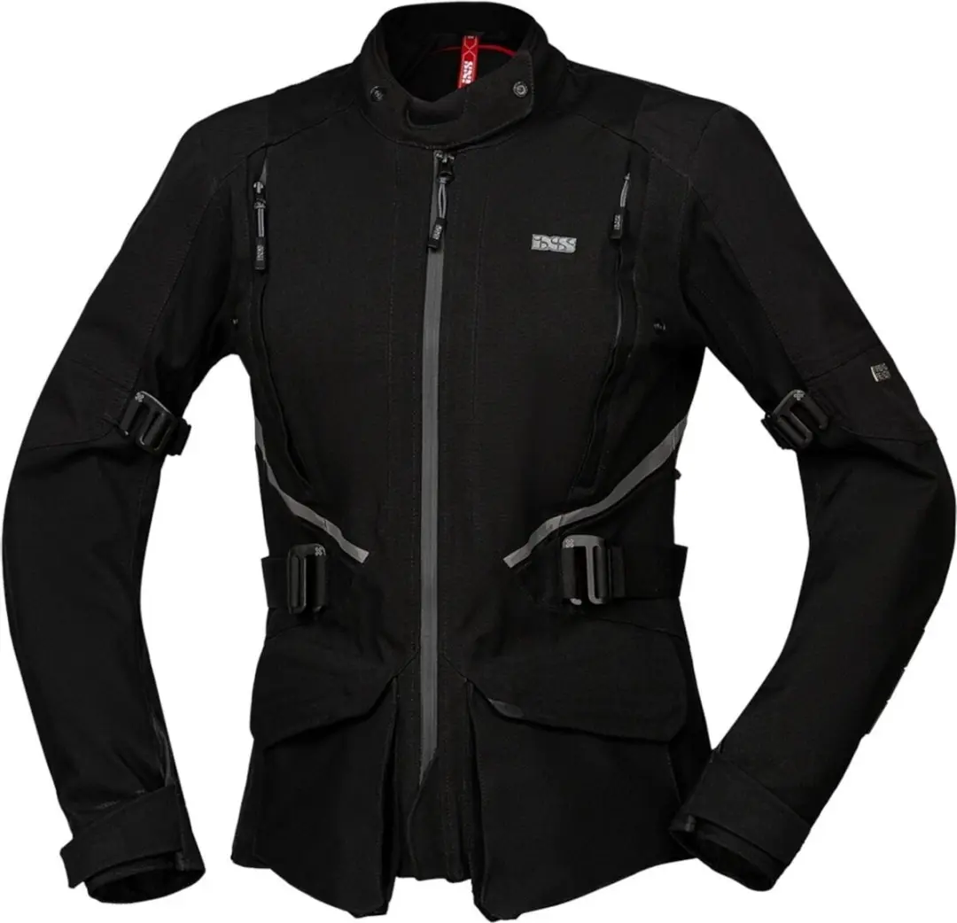 IXS Tourster-STX 1.0 Waterdichte Dames Zwart Textiele Motorjas