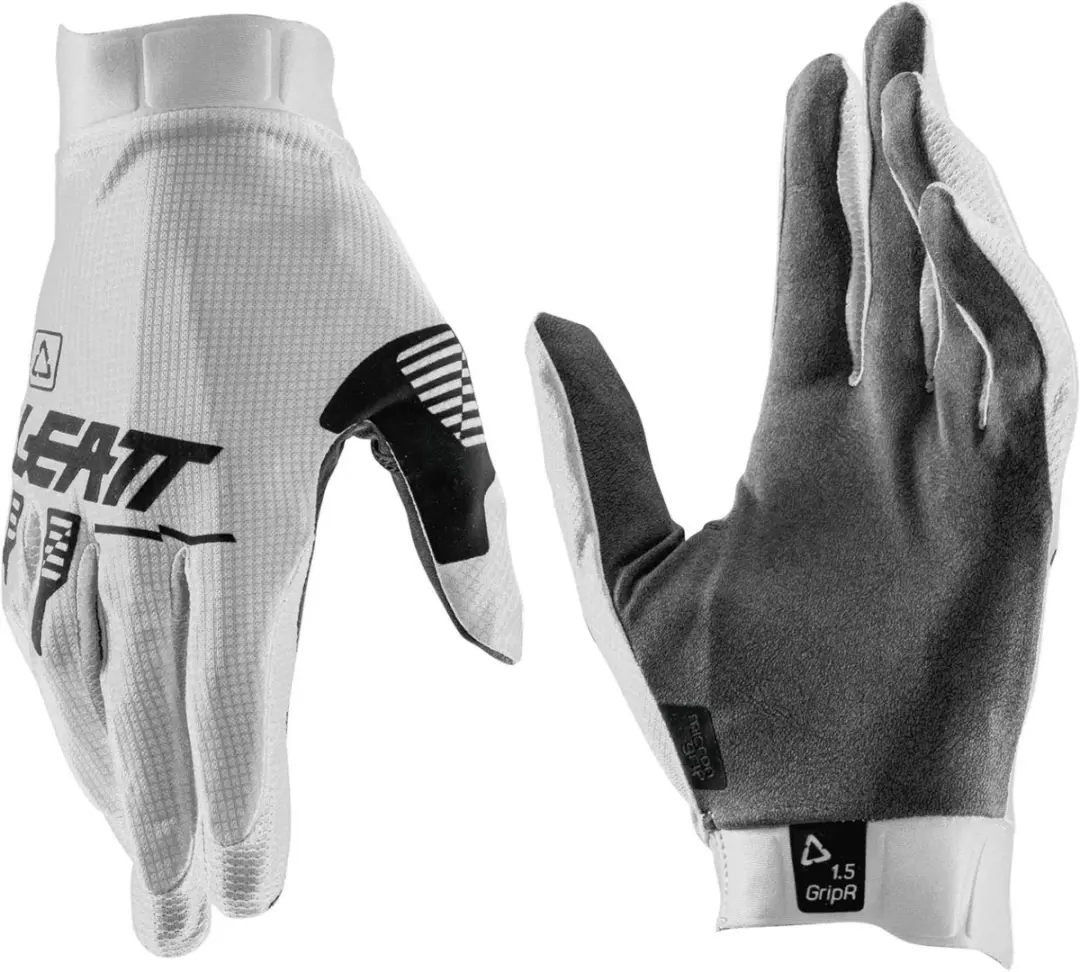 Leatt 1.5 GripR 2026 Motorcross Handschoenen - XL - Wit/Zwart