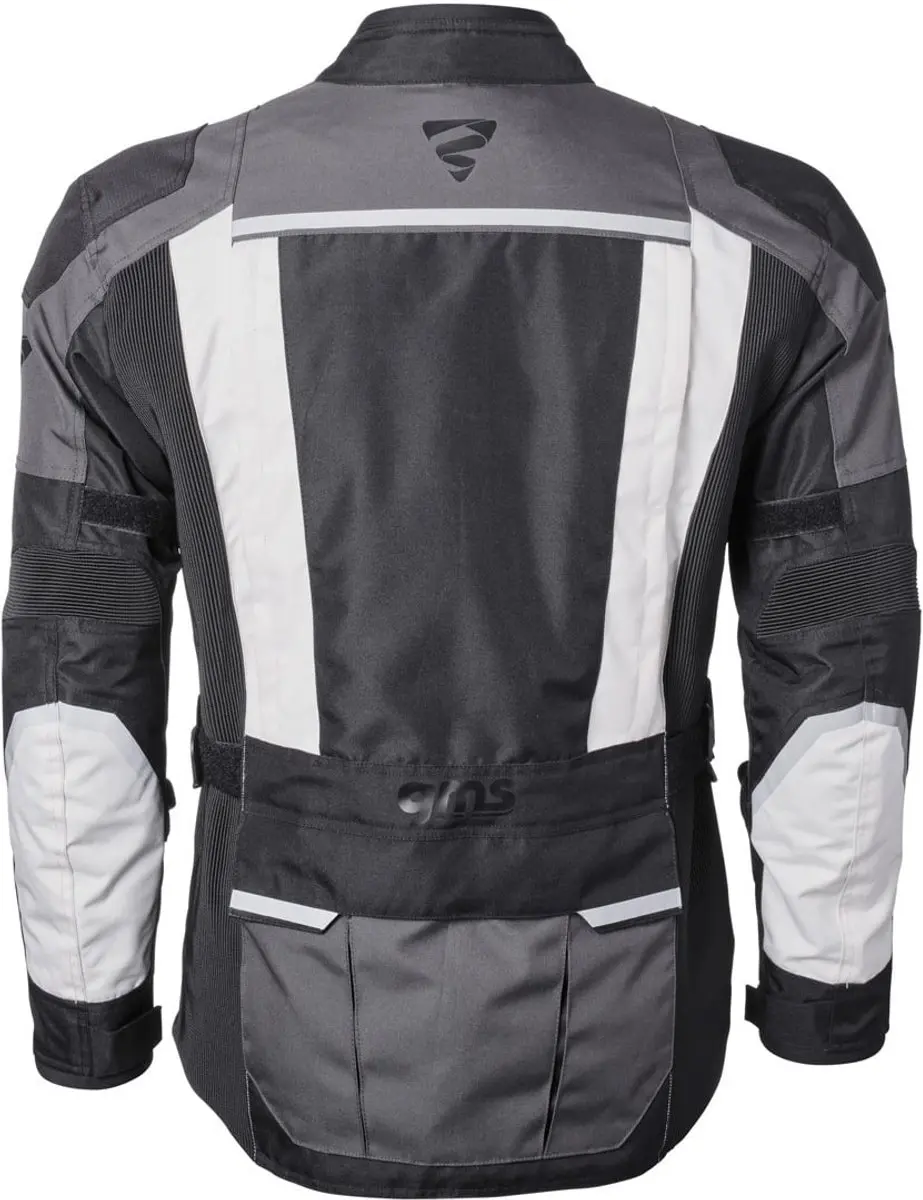 Gms Tigris Motorjas - Zwart/Grijs/Wit - afbeelding 6 van 6