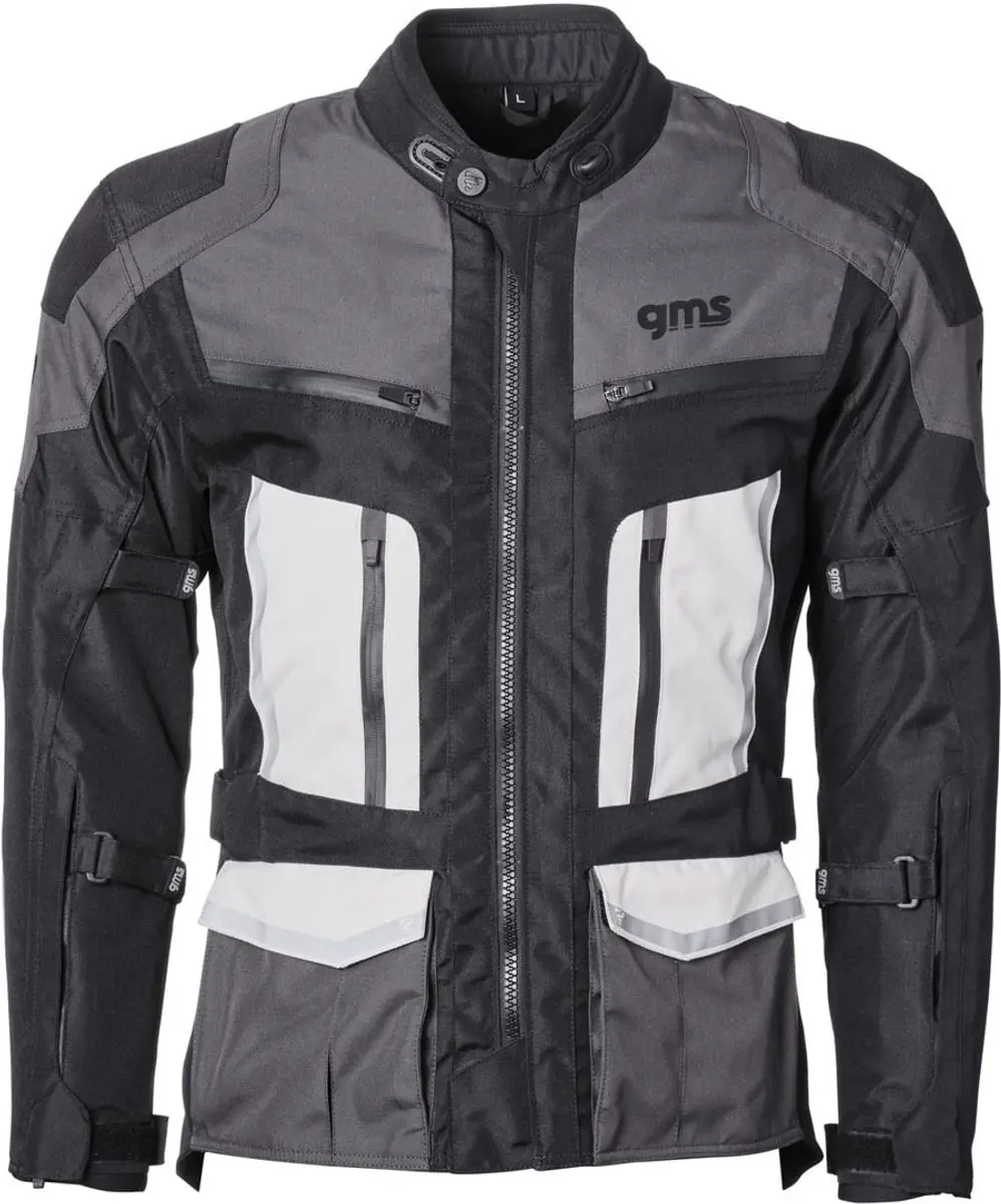 Gms Tigris Motorjas - Zwart/Grijs/Wit - afbeelding 4 van 6