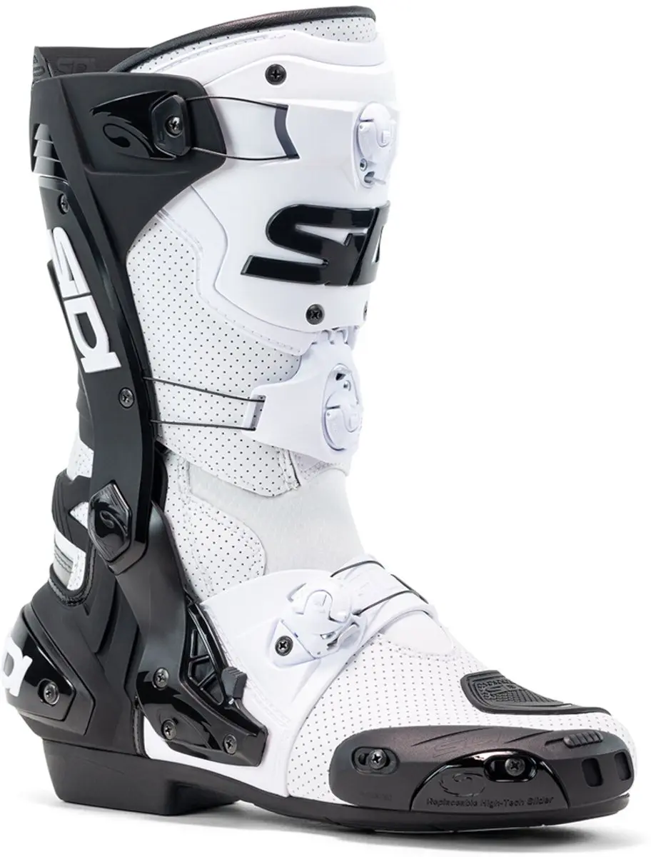 Sidi Rex Air Wit Zwart 25 Motorlaarzen