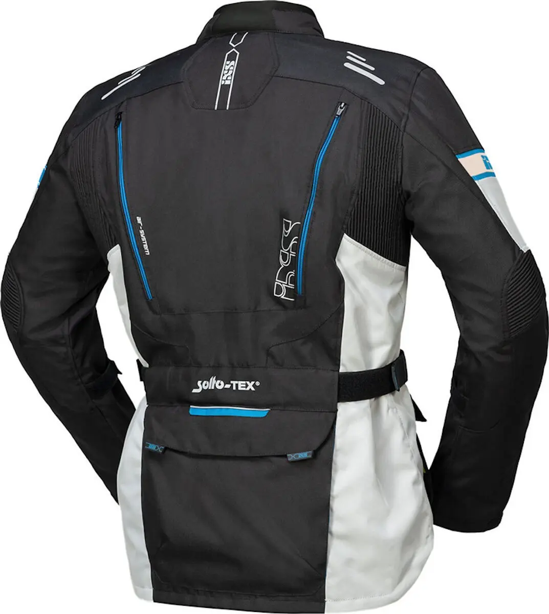 iXS Lorin-ST Motorjas - 4XL - Zwart/Grijs/Blauw - afbeelding 4 van 6