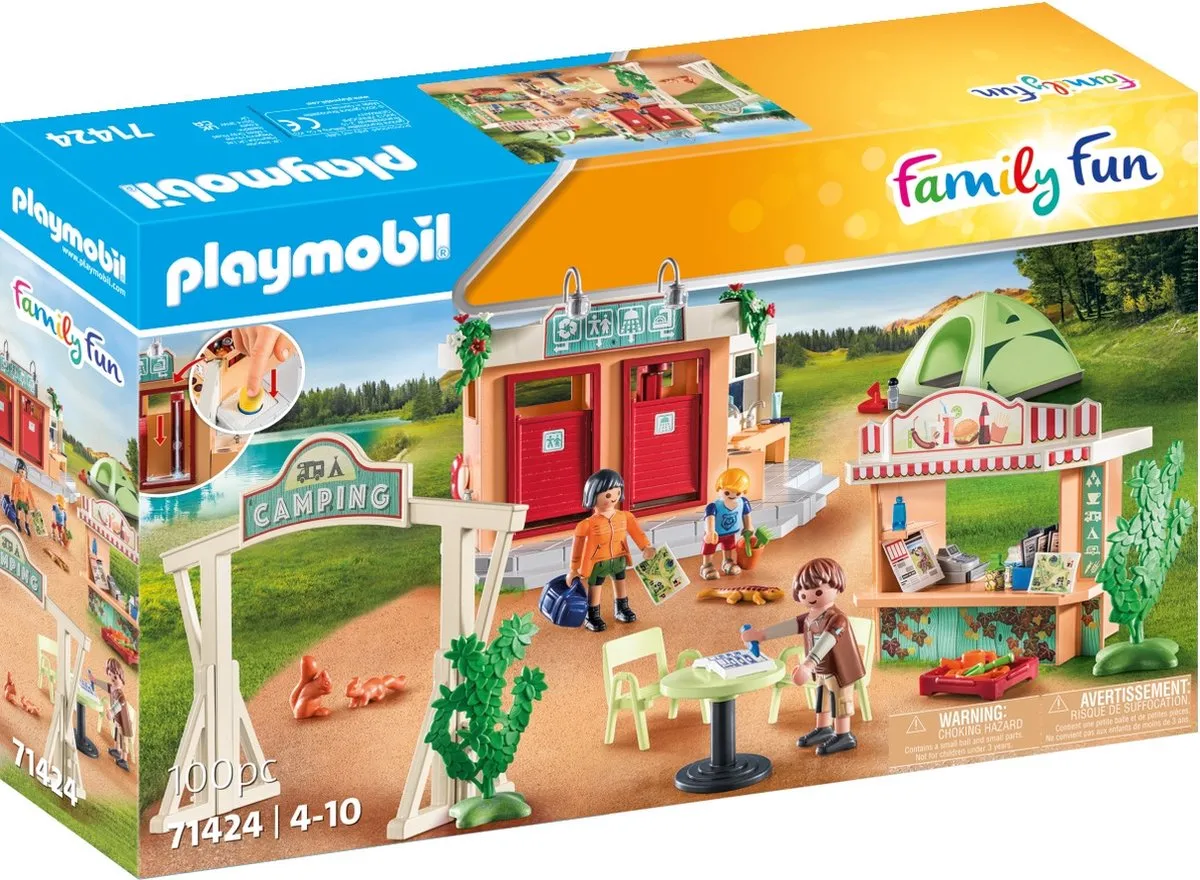 Playmobil Family Fun Camping 71424 - Meerkleurig