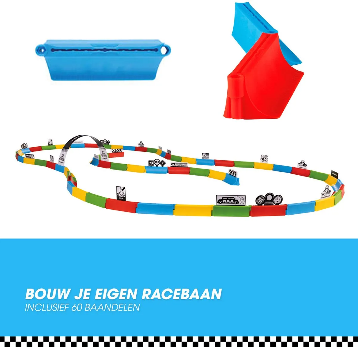 Carrera Mini Mario Kart Tabletop Racing Set - 2 Auto's 2,4 GHz 5 km/u