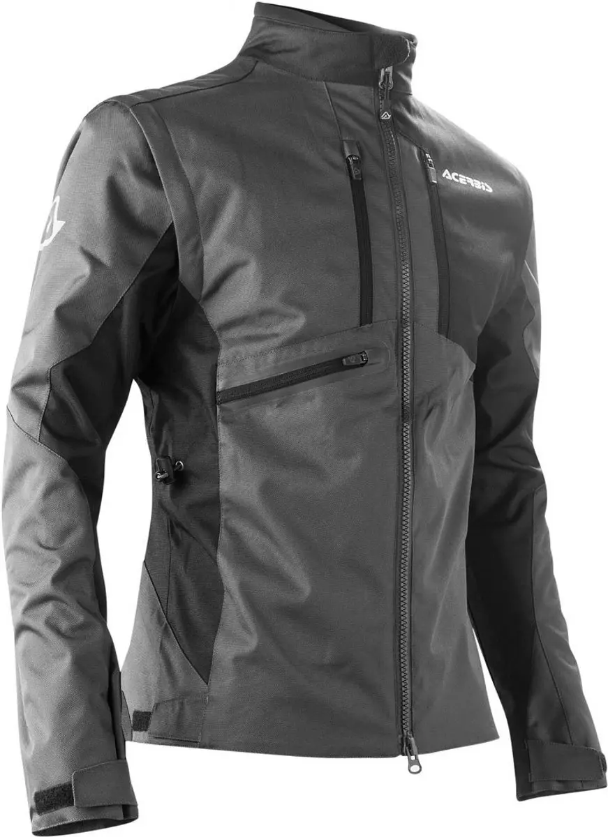 Acerbis Enduro One Zwart Grijs Textiele Motorjas