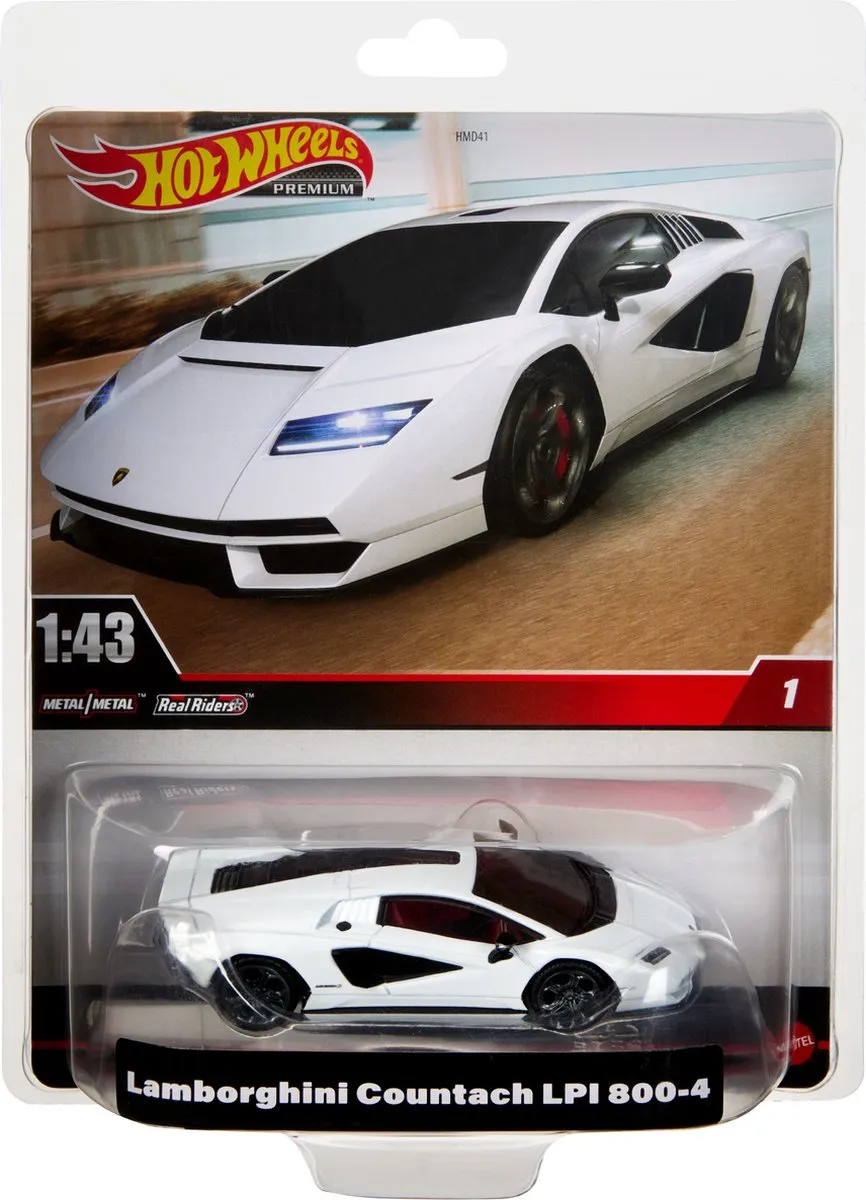 Mattel Hot Wheels Lamborghini Countach HMD49 - 1:43 Multikleur